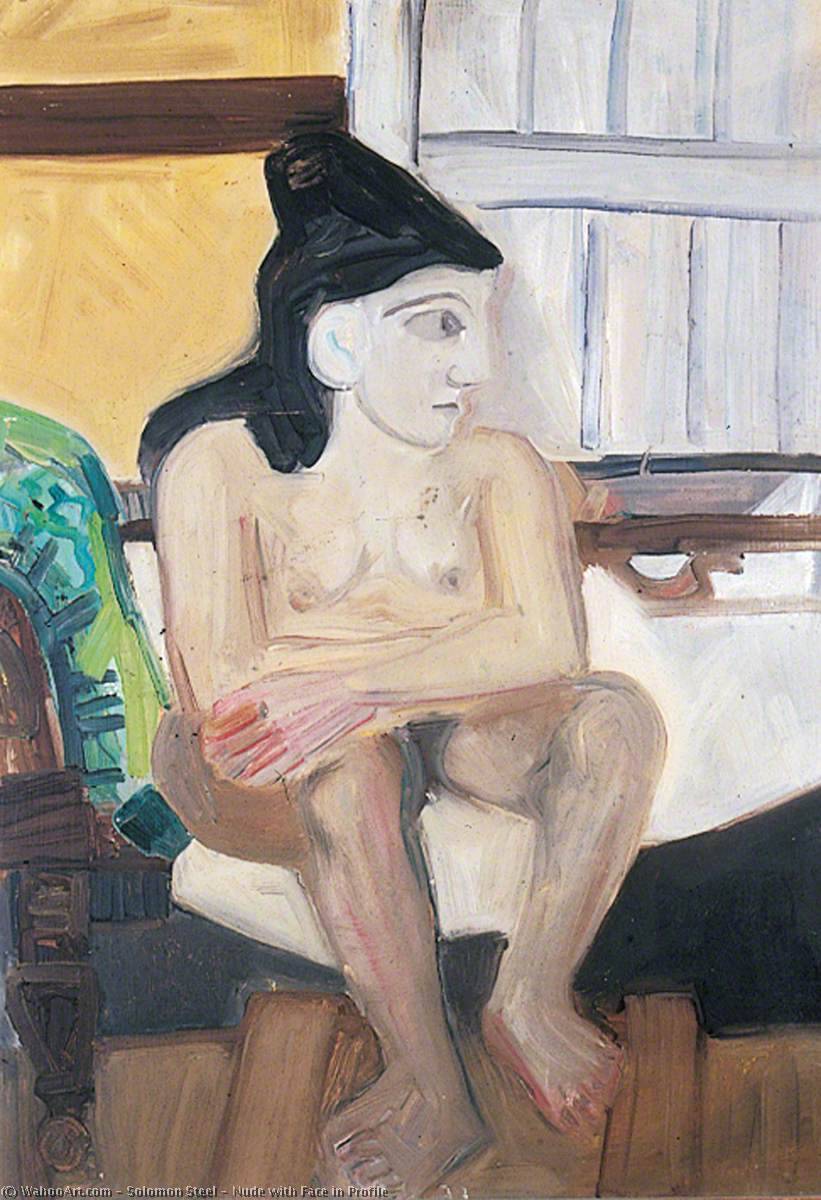 Nude With Face In Profile — Solomon Steel