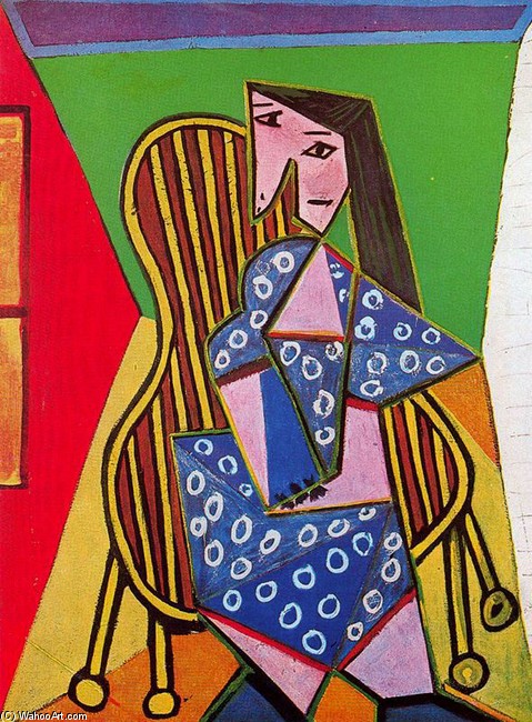 Mujer Sentada En Un Sillón — Пабло Пикассо