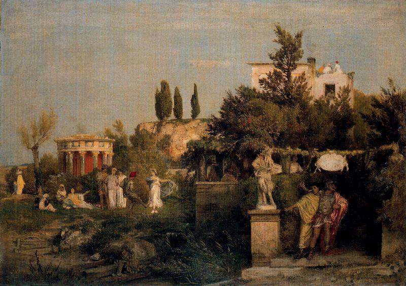 Taverne Dans La Rome Antique — Arnold Böcklin