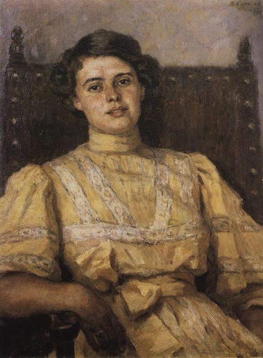 Portrait Of E. N. Sabashnikova — Vasily Ivanovich Surikov