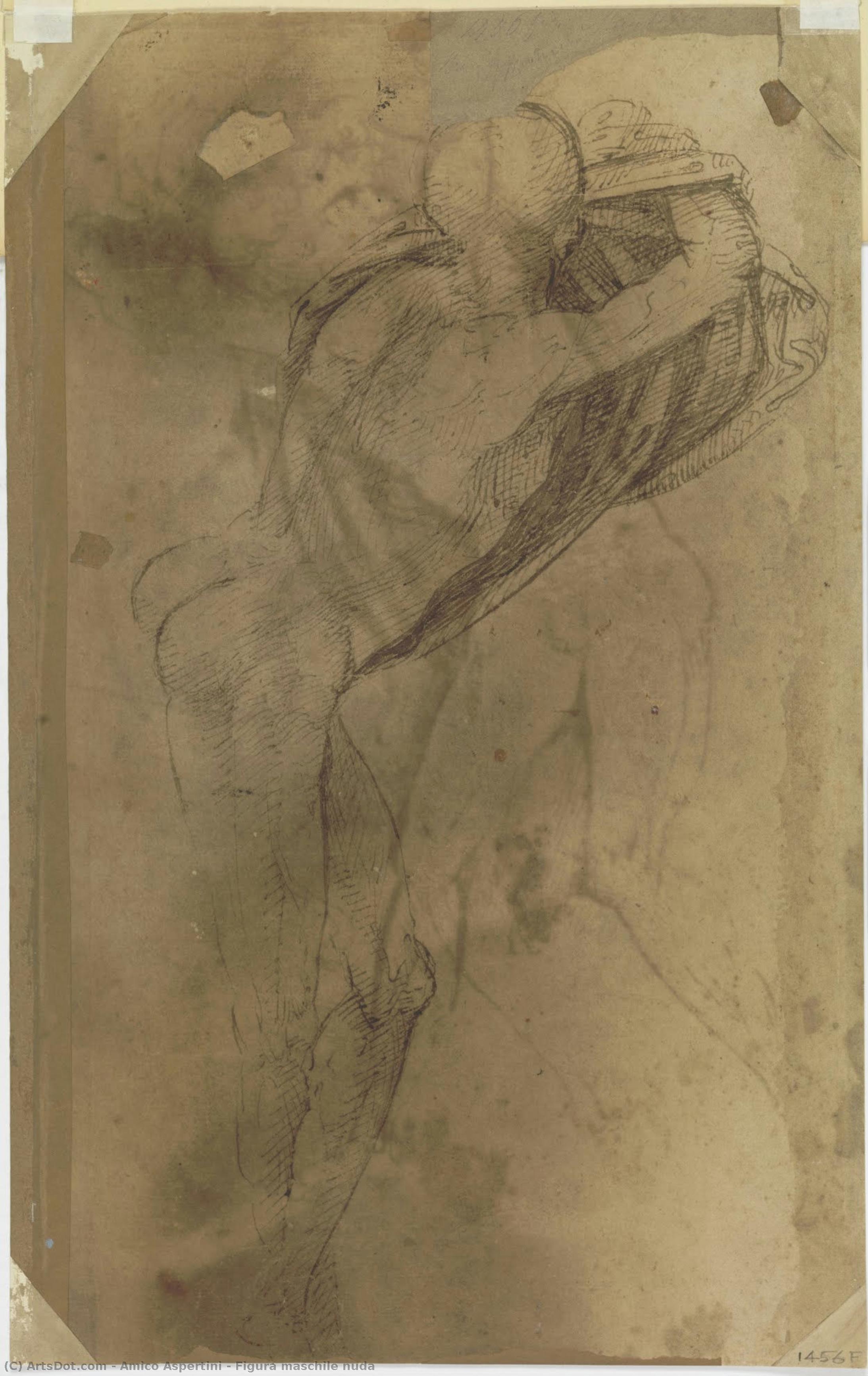 Figura Maschile Nuda — Амико Аспертини