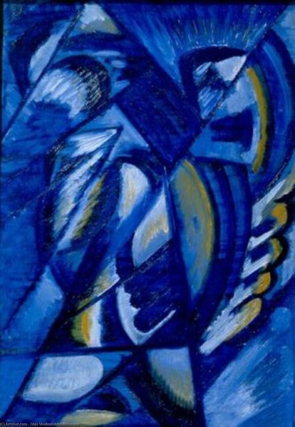Blue On Tin — Olga Rozanova