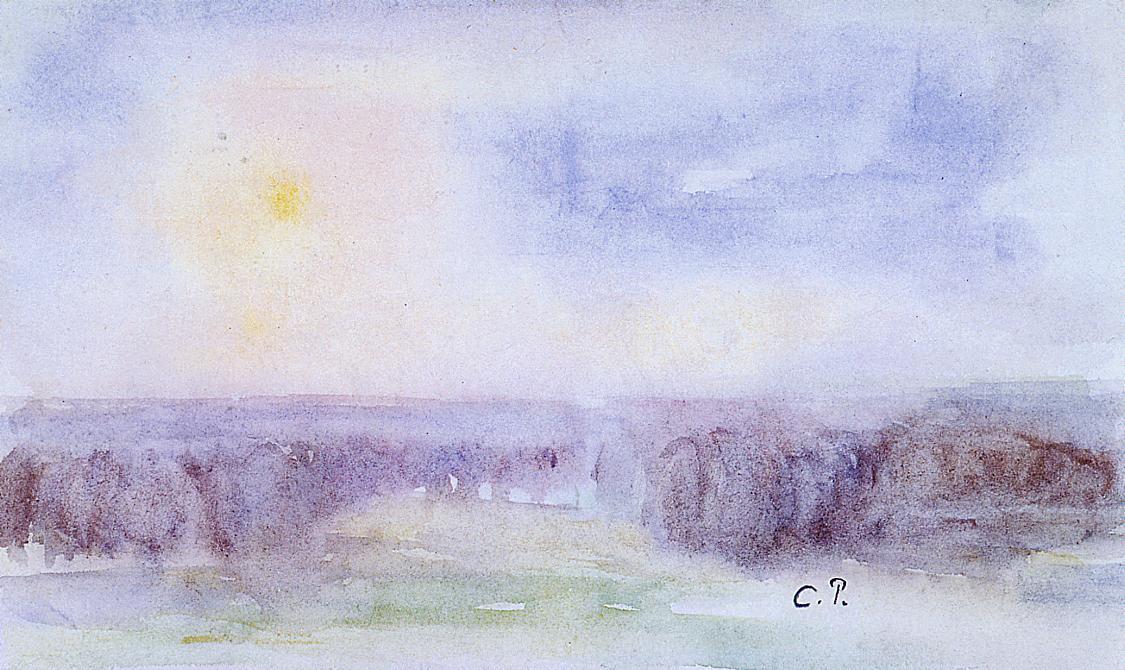 Landscape At Eragny 1 — Camille Pissarro