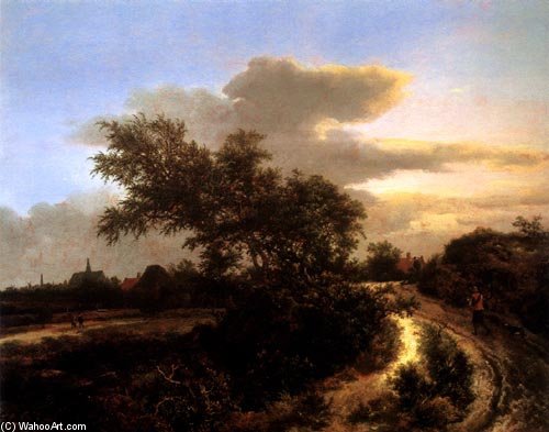 Dune Countryside At Haarlem — Jacob Isaackszoon Van Ruisdael