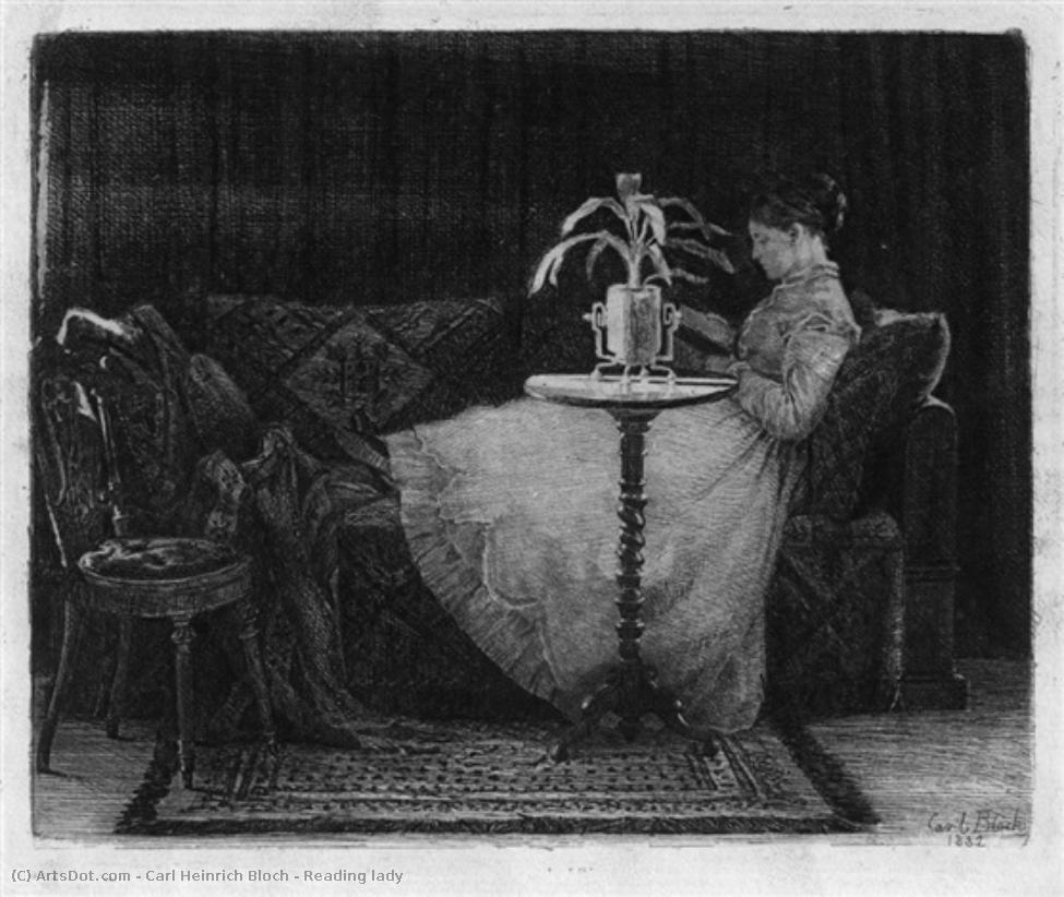Reading Lady — Карл Хајнрих Блох