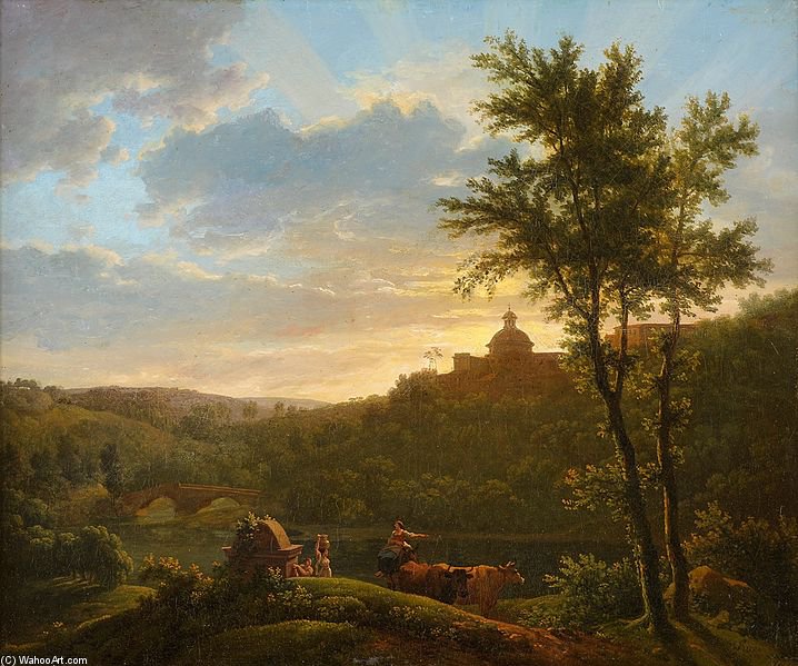 Sommertag Am Castel Gandolfo — Jean Francois Hue