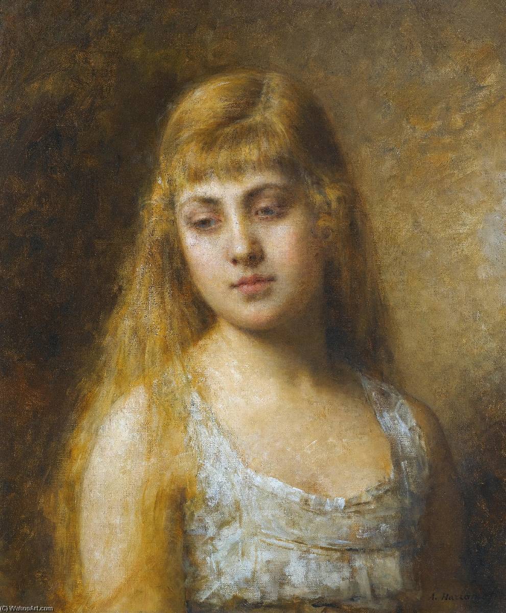 Portrait Of Felia Litvinne — Alexei Alexeievich Harlamoff