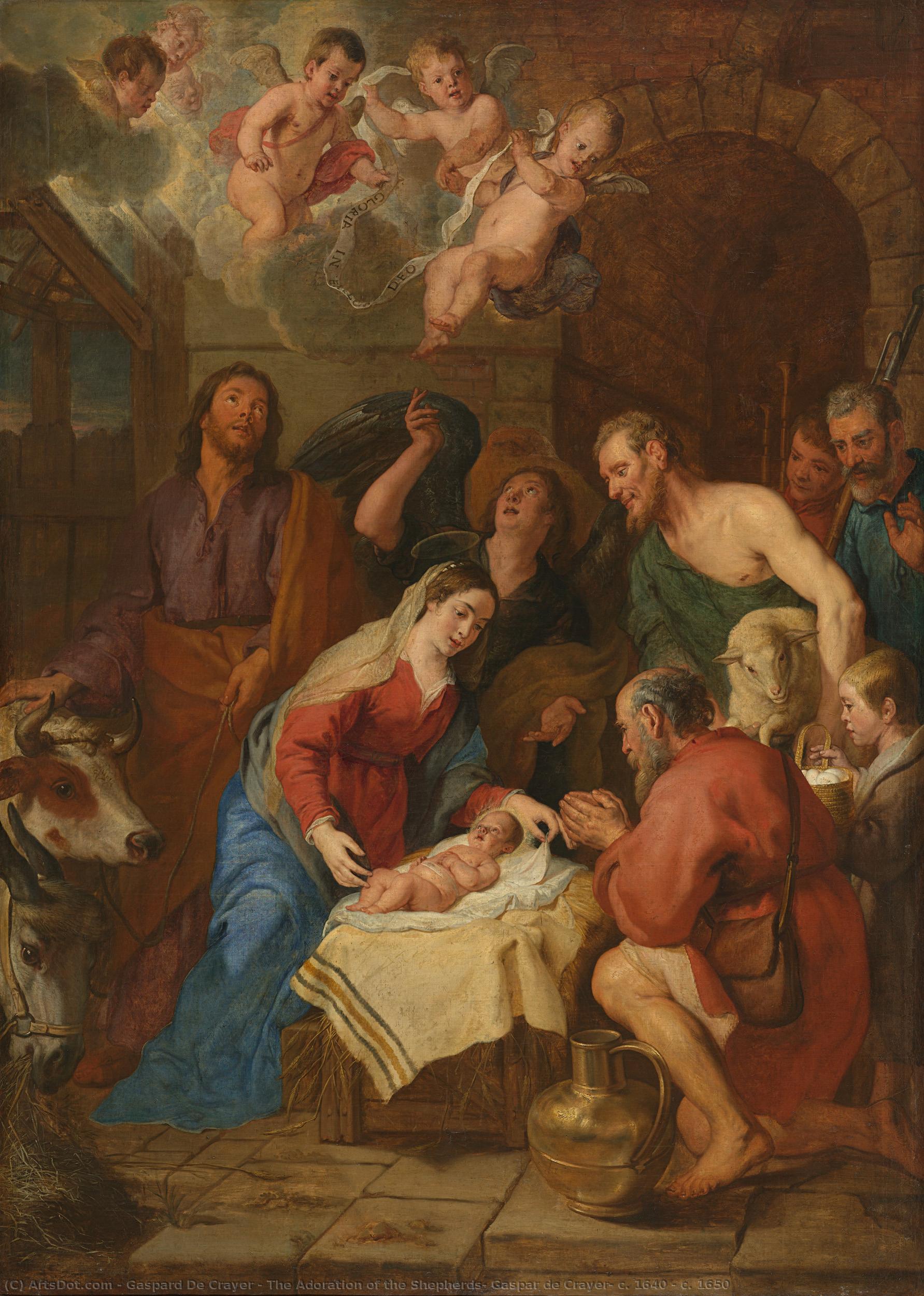 The Adoration Of The Shepherds, Gaspar De Crayer, C. 1640 - C. 1650 — Gaspard De Crayer