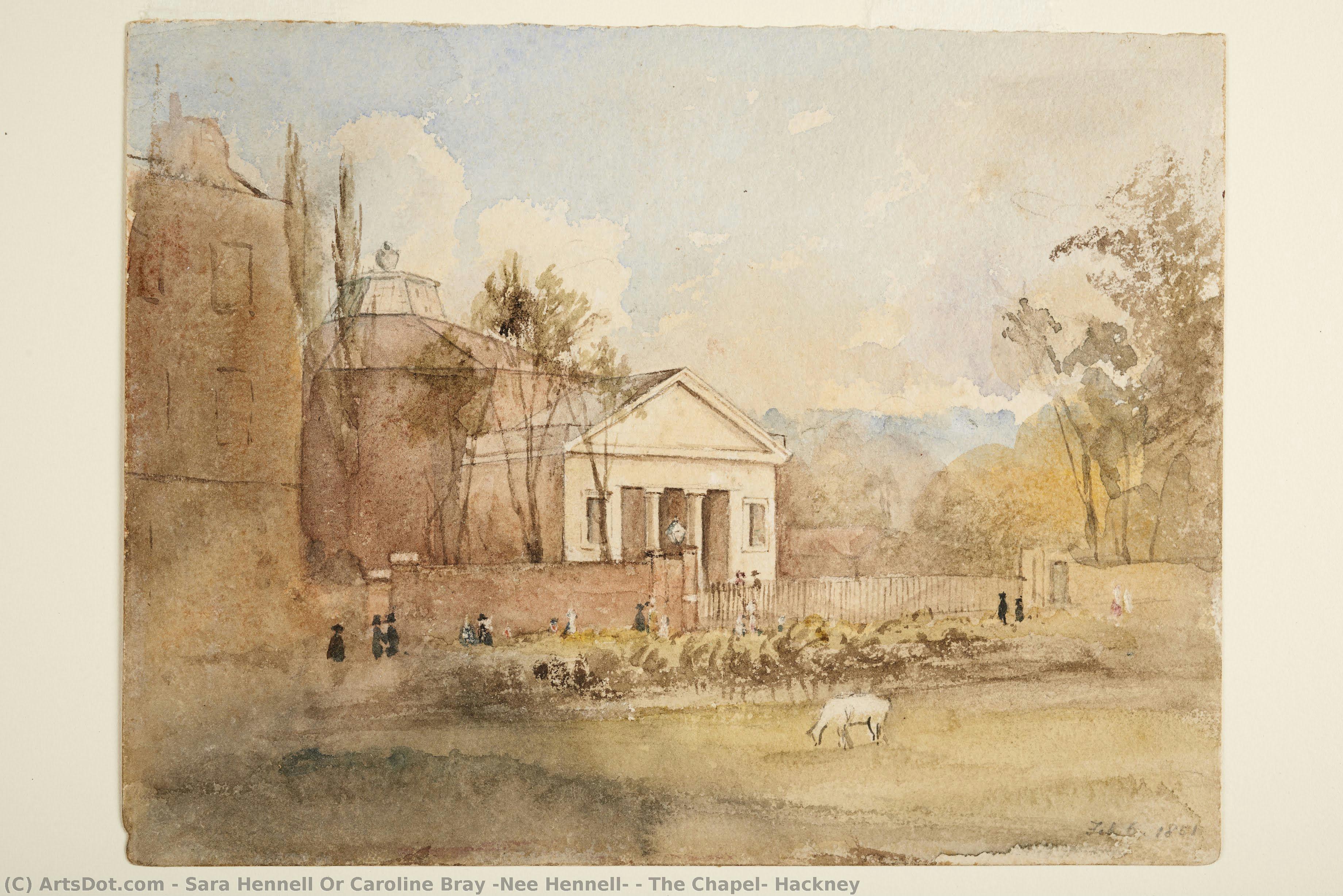 The Chapel, Hackney — Sara Hennell Or Caroline Bray (nee Hennell)