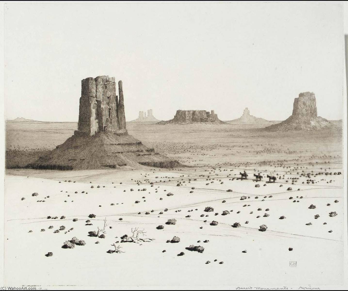 Desert Monuments, Arizona — George Elbert Burr
