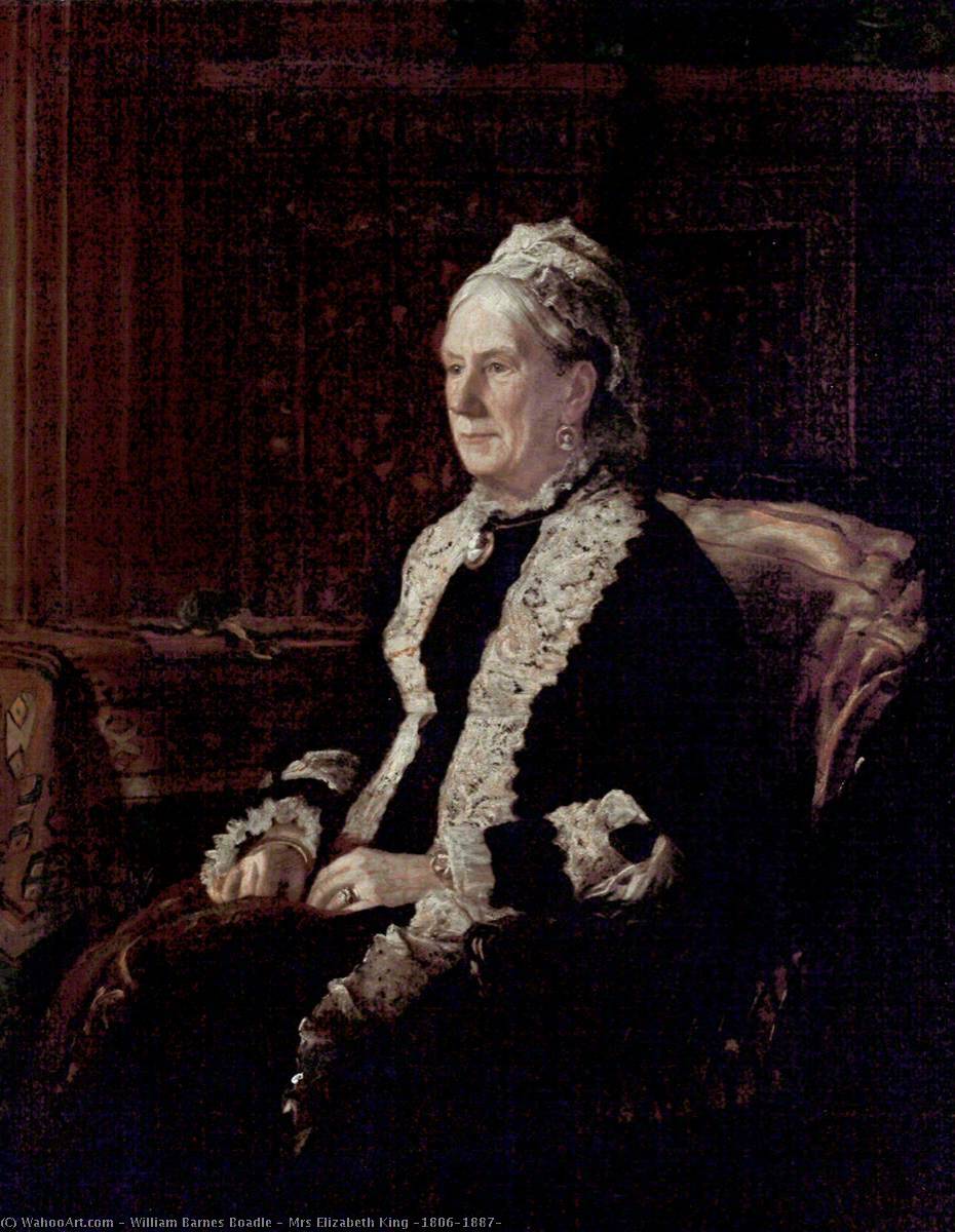 Mrs Elizabeth King (1806–1887) — William Barnes Boadle