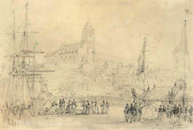 The Arrival Of Queen Victoria At Treport — Antoine Léon Morel-fatio