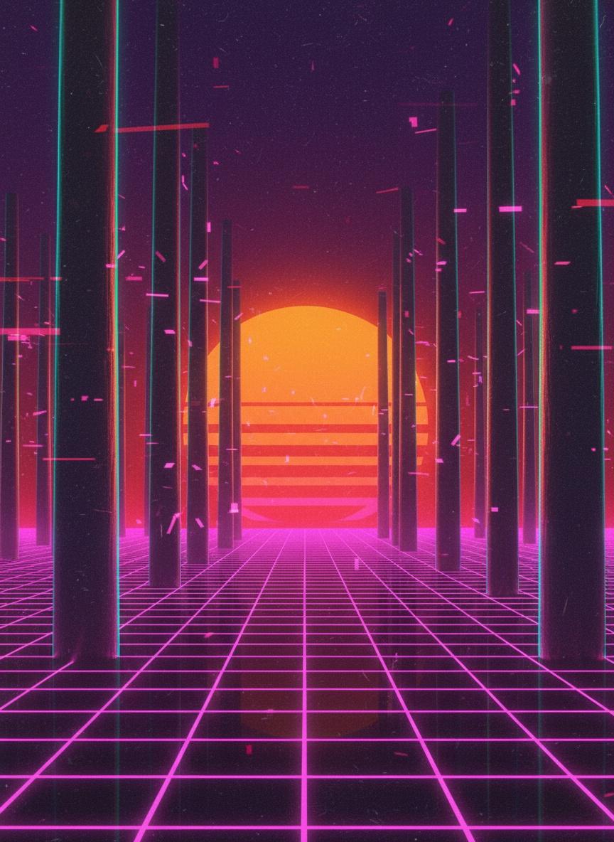 Monolith Of The Neon Horizon — Fabien Fournier