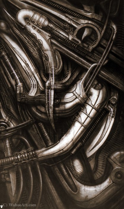 Hr Giger Biomechanicallandscape - (013) — H.r. Giger