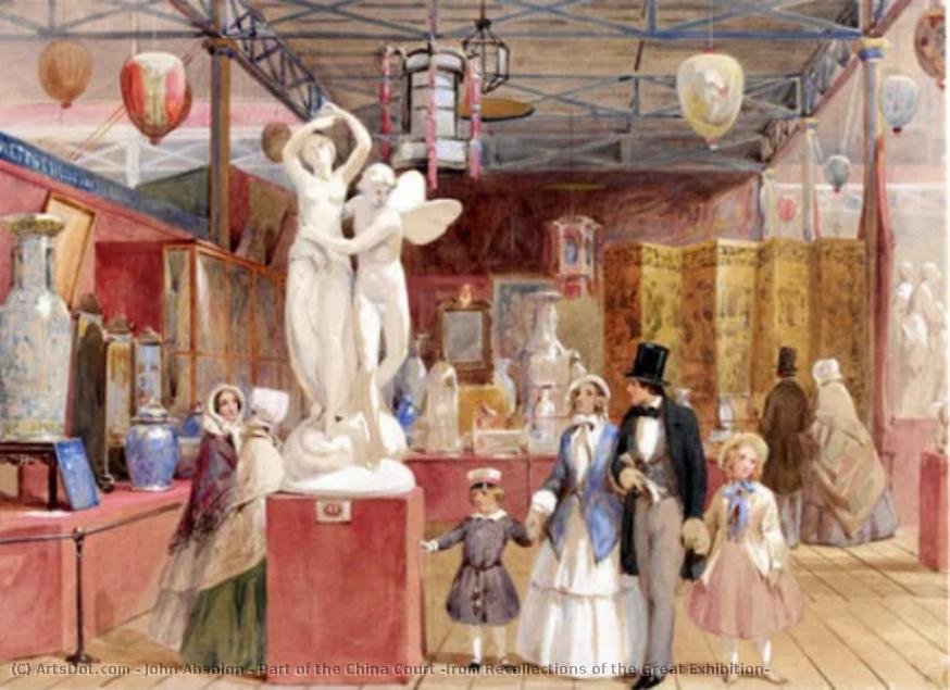 Part Of The China Court (from Recollections Of The Great Exhibition) — John Absolon