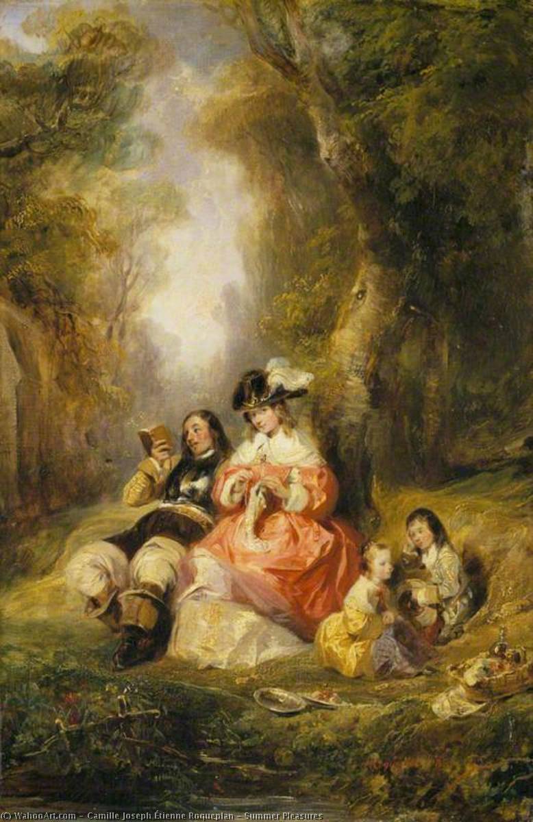 Summer Pleasures — Camille Joseph Étienne Roqueplan
