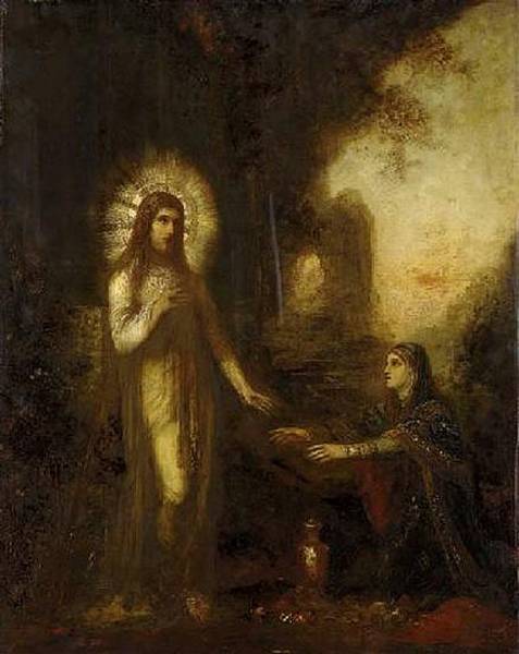 Christ And Mary Magdalene — Gustave Moreau