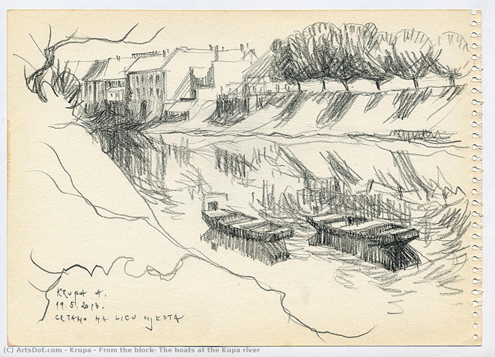 From The Block: The Boats At The Kupa River — Alfred Freddy Krupa