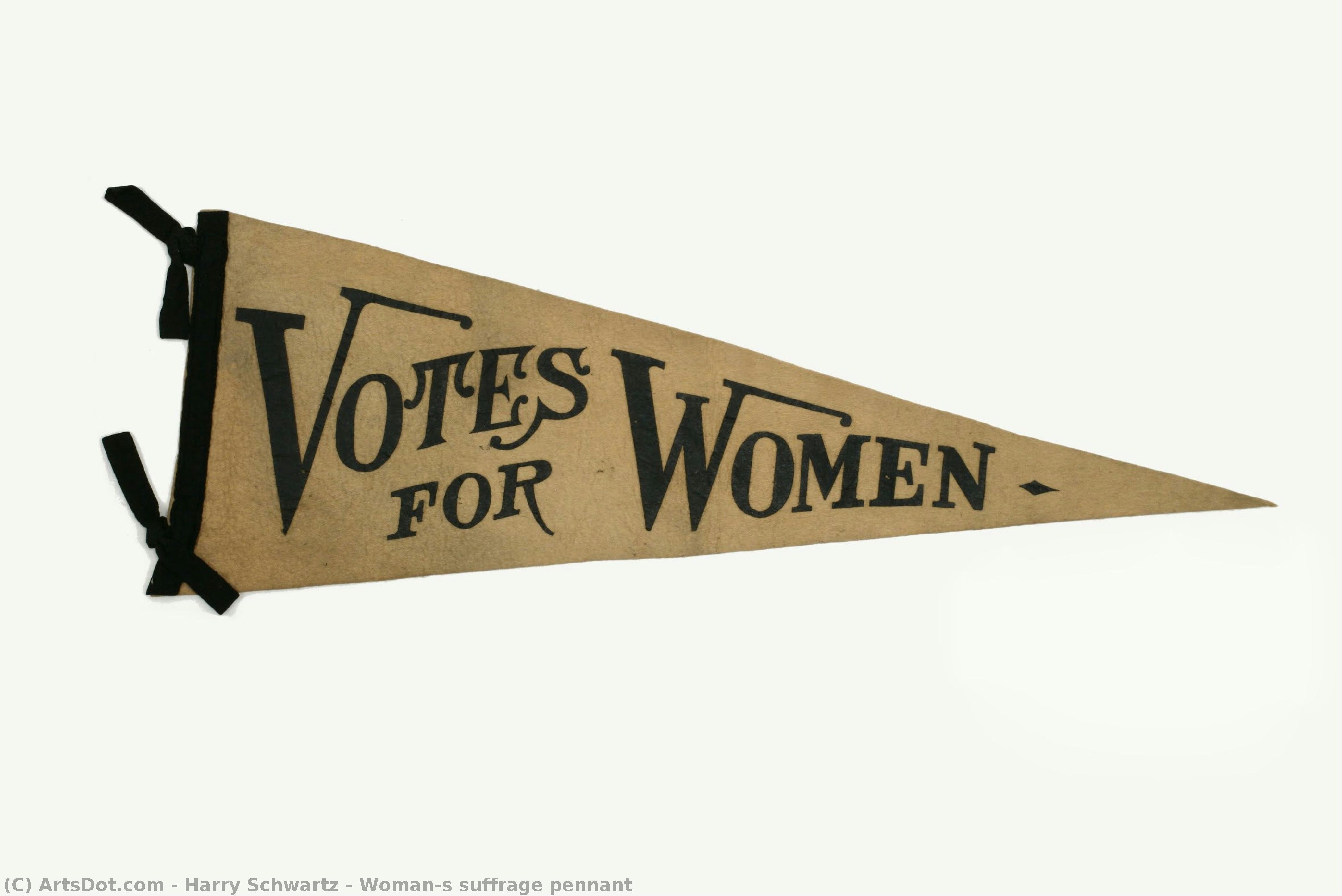 Woman’s Suffrage Pennant — Harry Schwartz