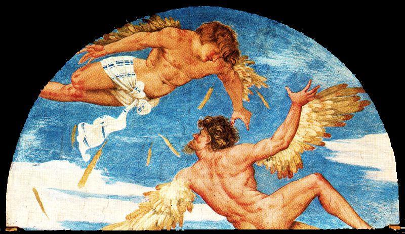 Frescoes Of The Farnesina (daedalus And Icarus) — Sebastiano Del Piombo