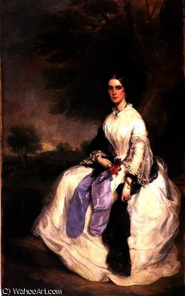 Portrait Of Mrs John Hick — Sir Francis Grant