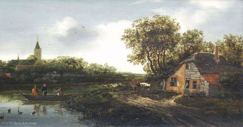 Farmhouse On The River — Anthonie Van Borssum