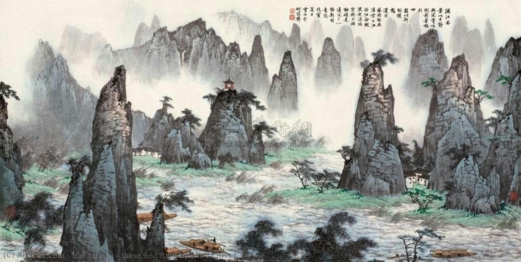 Wind And Rain By The Li River — Bai Xueshi