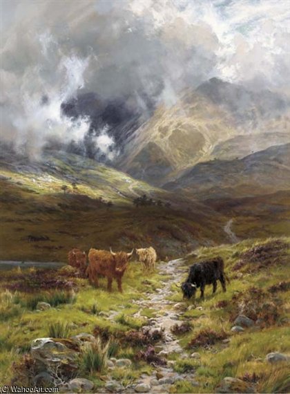 Hills Of Ross Shire, Glen Torridon — Louis Bosworth Hurt