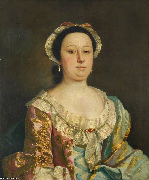 Portrait Of A Lady Of The Fanshawe Family — ジョセフ・ハイモア