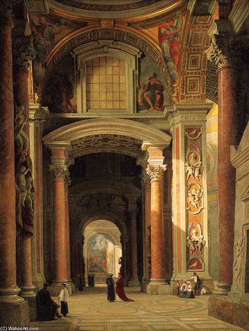 Interior Of St Peter — Heinrich Hansen