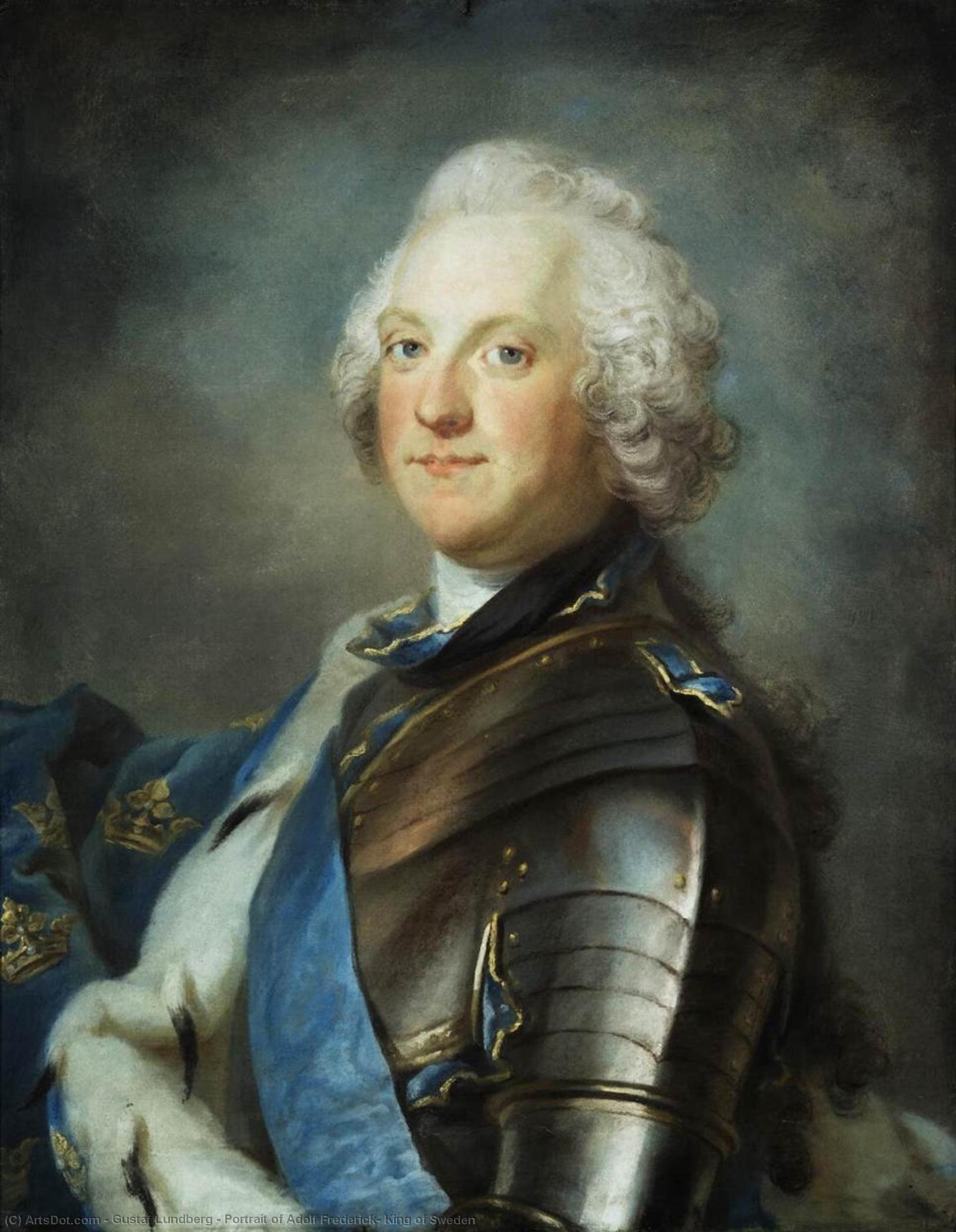 Portrait Of Adolf Frederick, King Of Sweden — Gustaf Lundberg