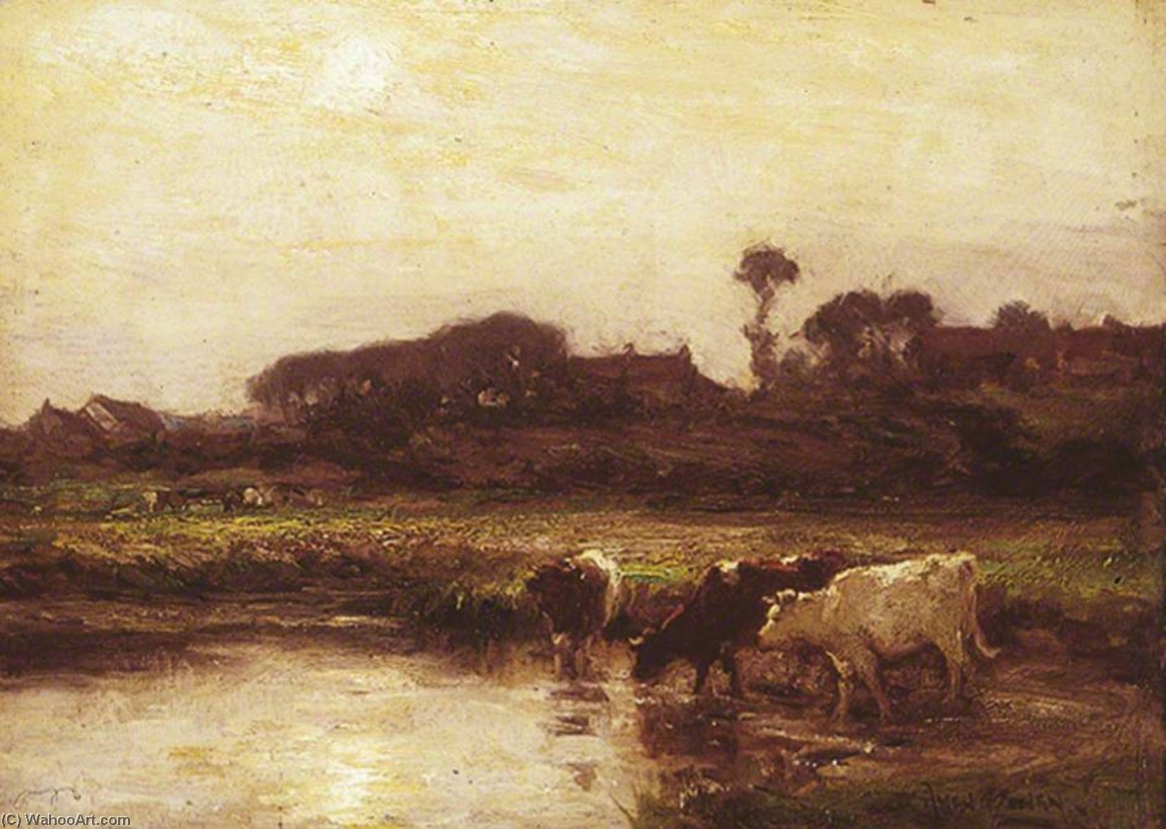 Cattle By A River — Owen Bowen