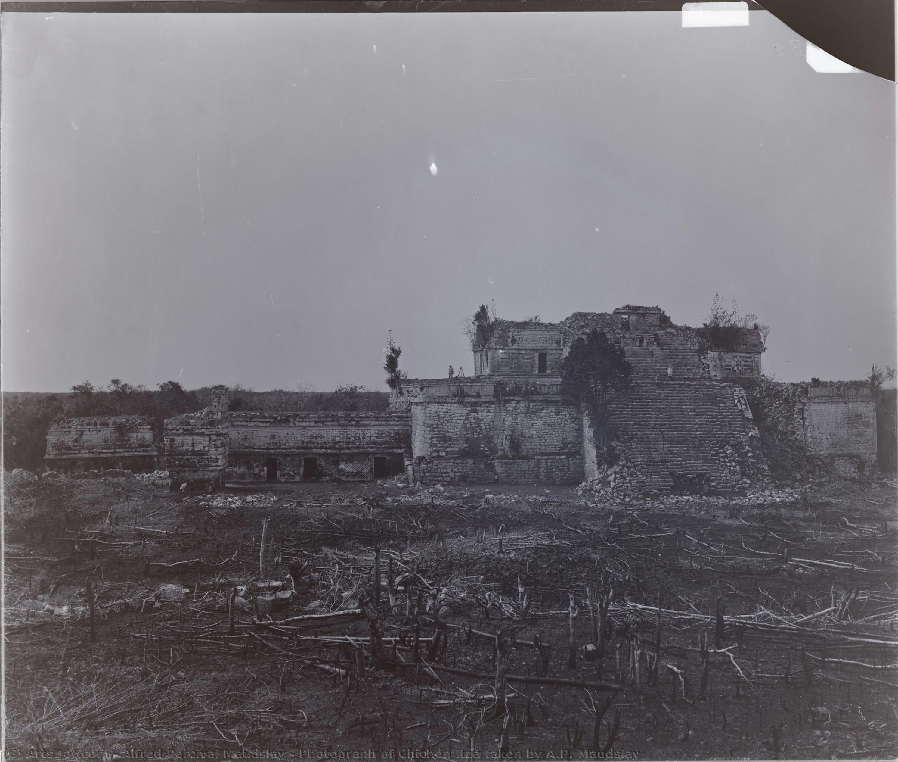 Photograph Of Chichén Itzá Taken By A.p. Maudslay — Alfred Percival Maudslay