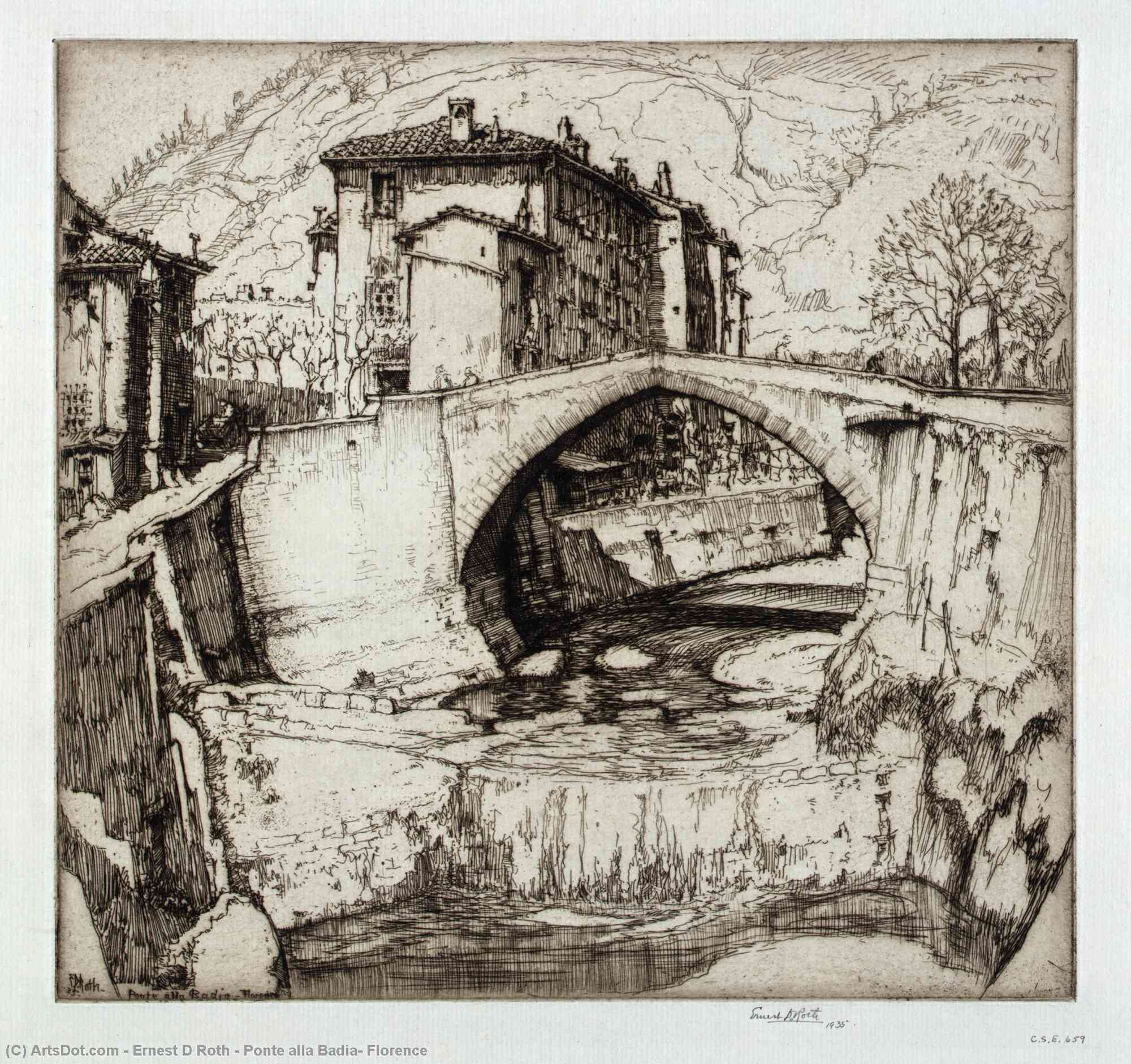 Ponte Alla Badia, Florence — Ernest D Roth