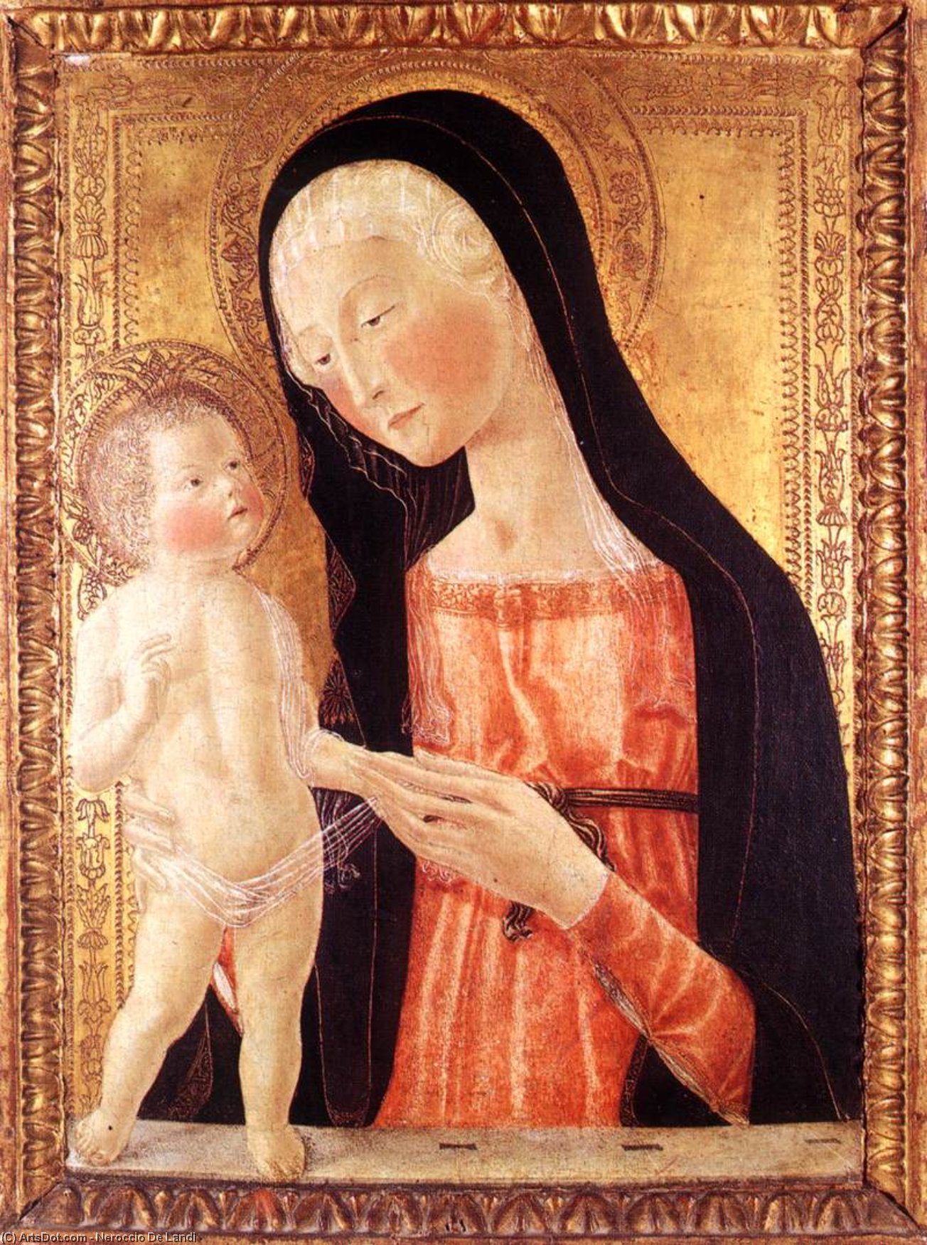 Madonna With The Child — Neroccio De Landi
