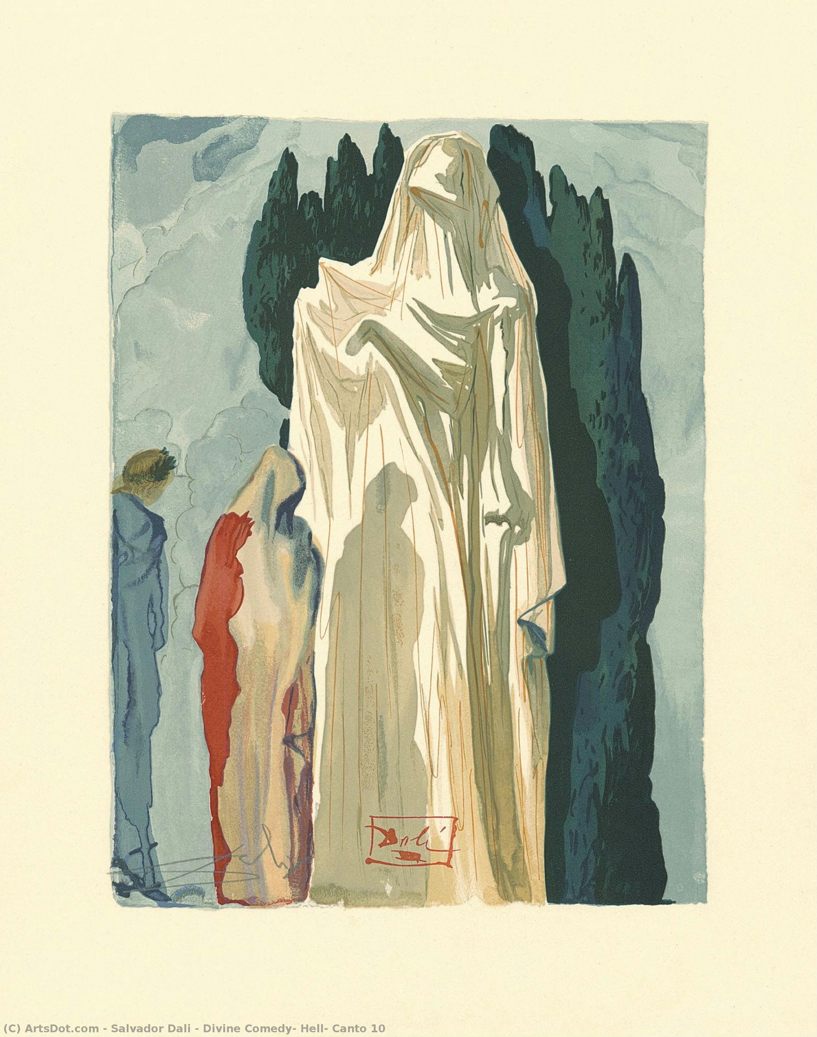 Göttliche Komödie, Hölle: Gesang 10 — Salvador Dalí