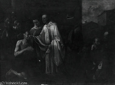 St. Romuald Healing The Blind Man — Gérard Douffet