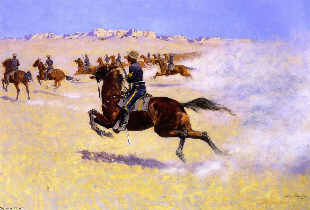 The Pursuit — Frederic Remington