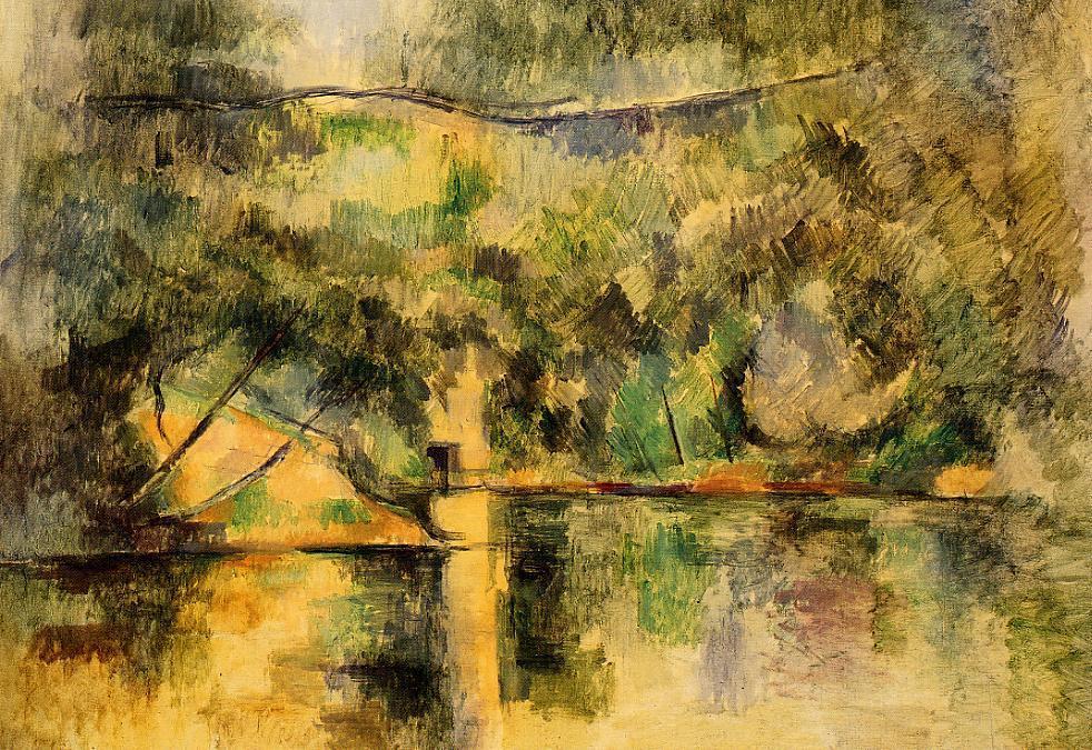 Reflections In The Water — Поль Сезанн
