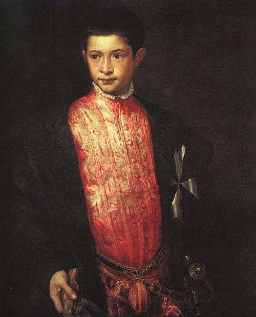 Retrato De Ranuccio Farnese — Tiziano