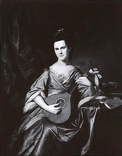 Portrait Of Mrs. Benjamin Rush, (painting) — Charles Willson Peale