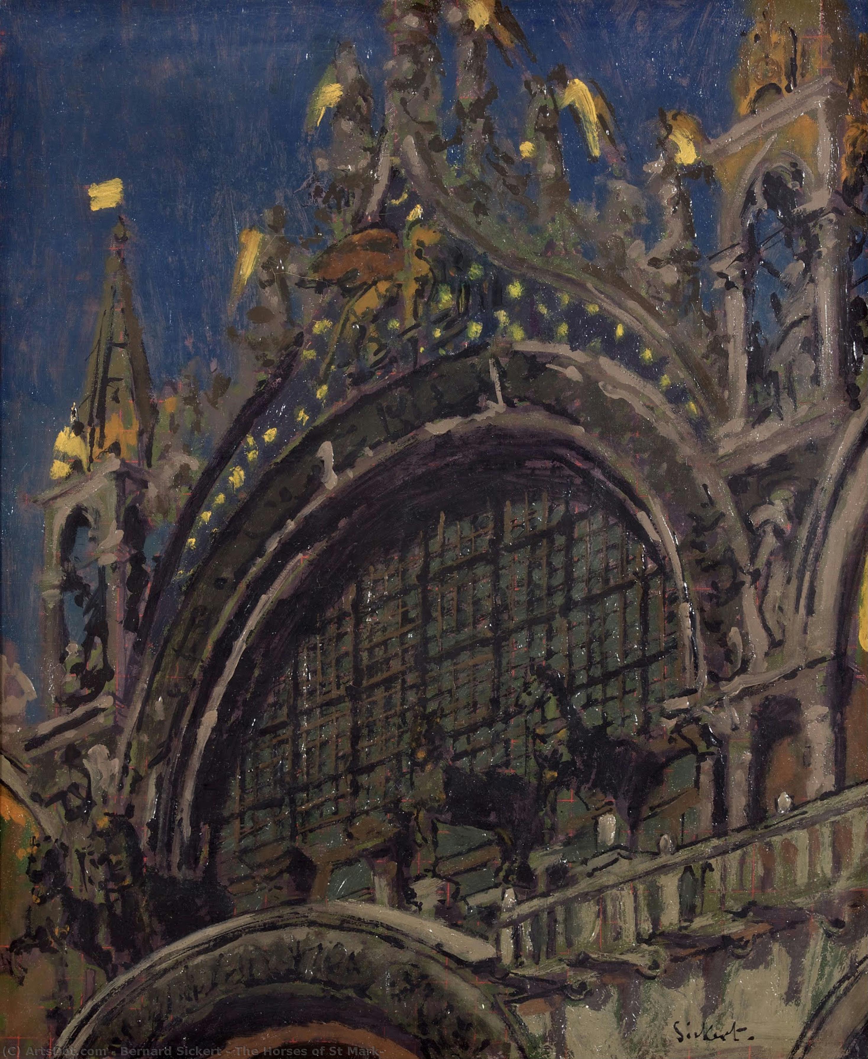The Horses Of St Mark — Bernard Sickert