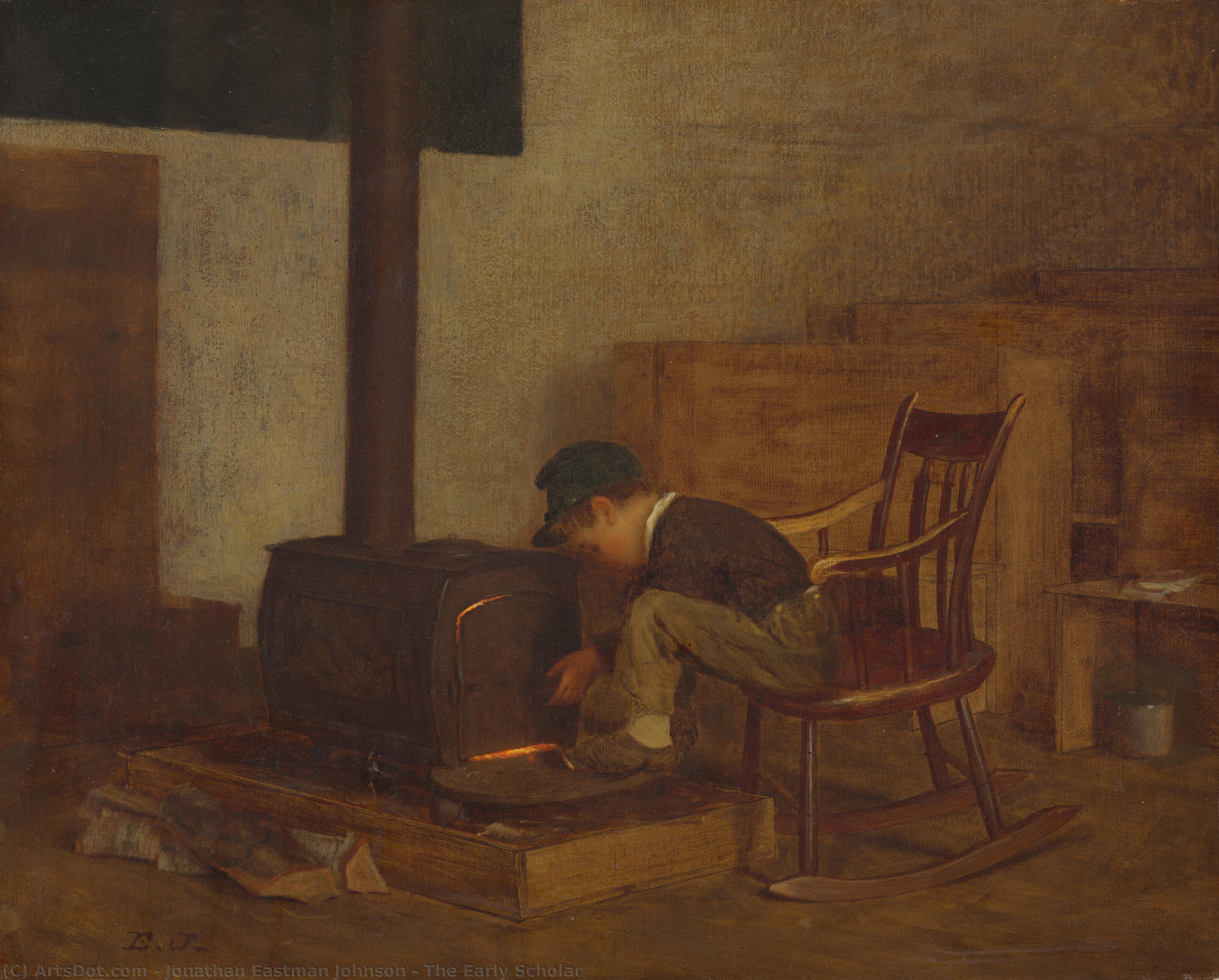 The Early Scholar — Jonathan Eastman Johnson