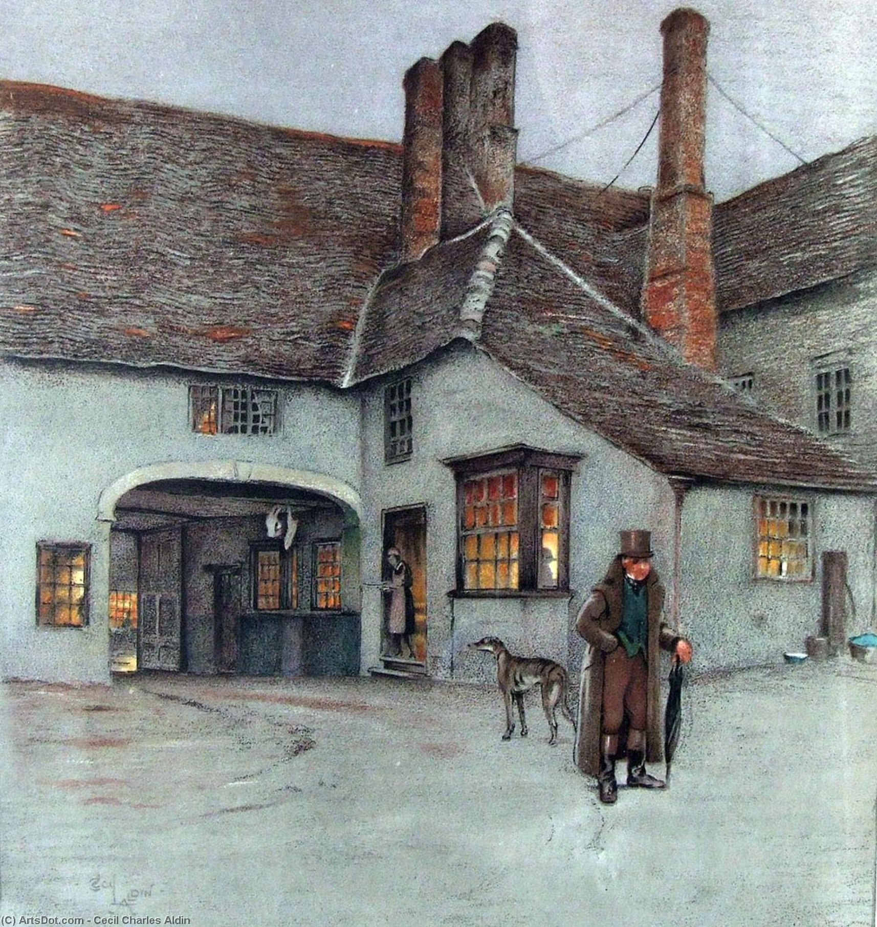 Pomfret Arms, Towcester — Cecil Charles Aldin