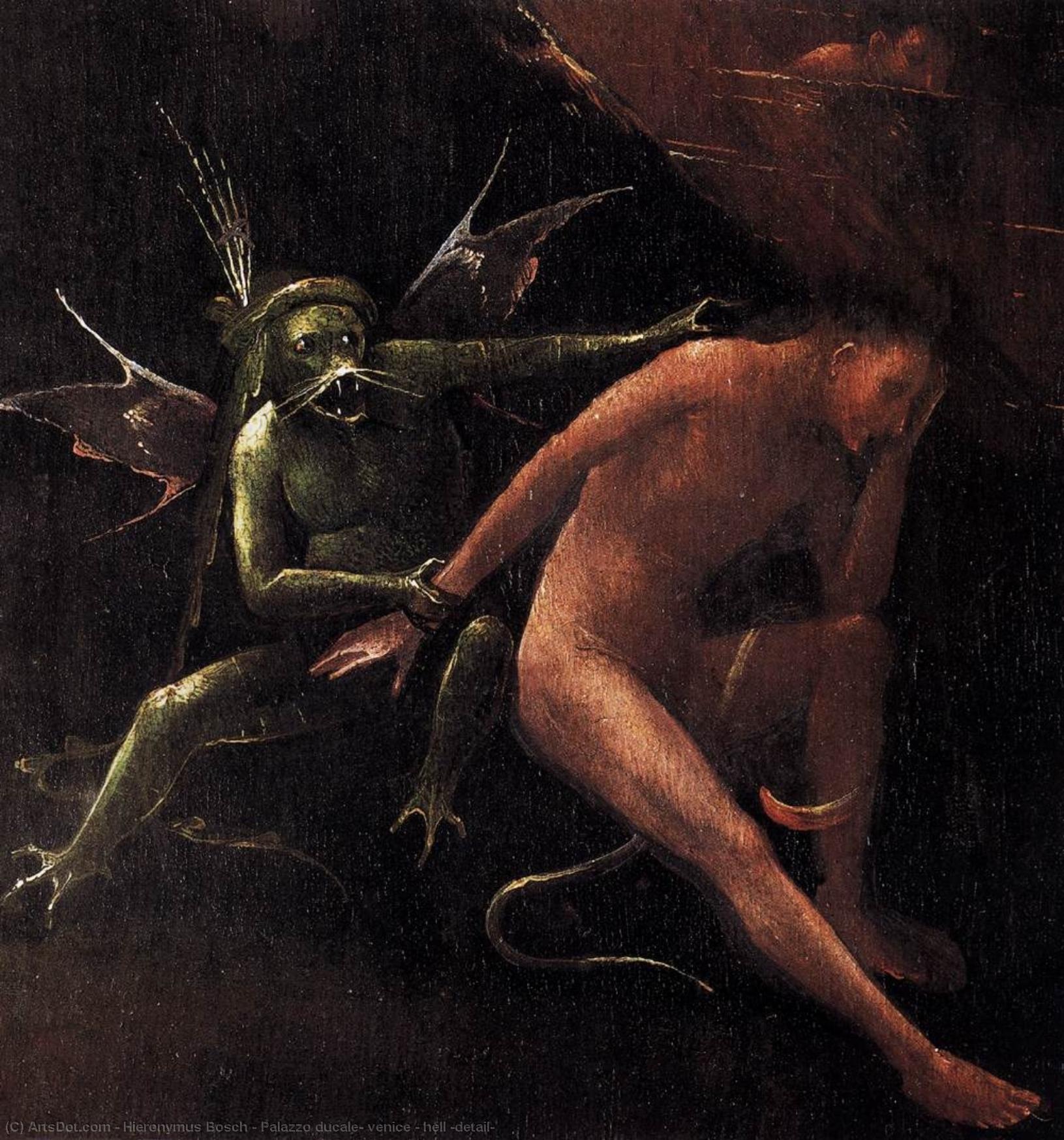 Palazzo Ducale, Venezia - Hölle (detail) — Hieronymus Bosch