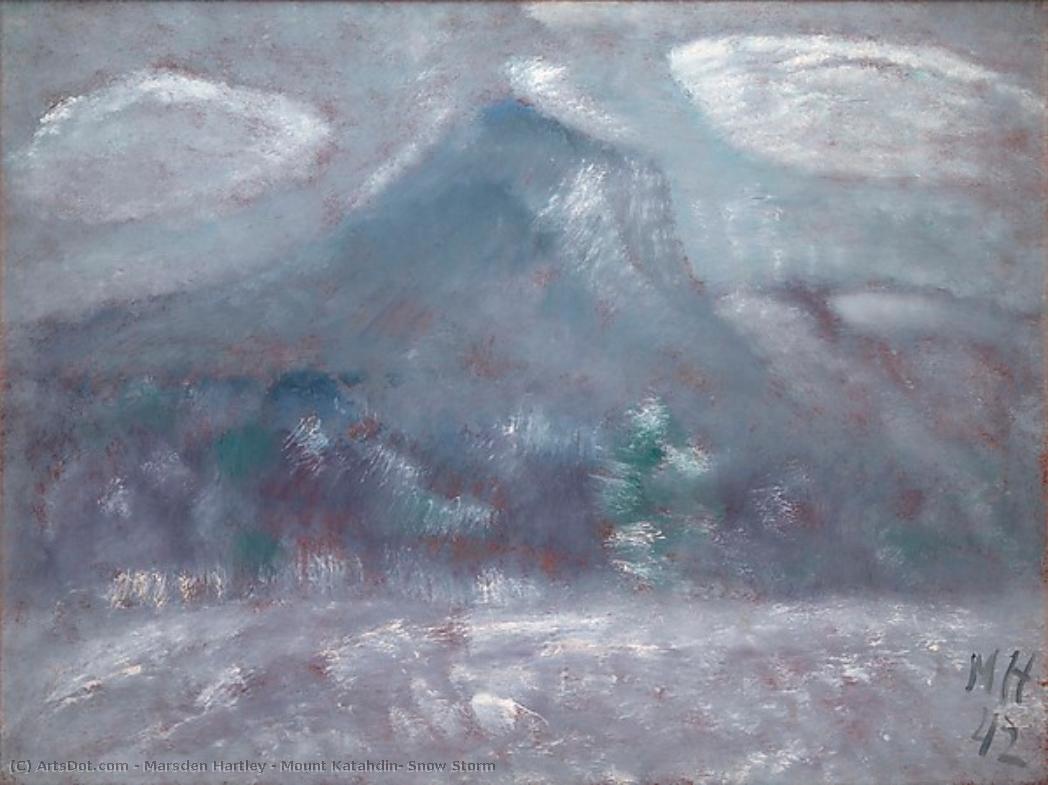 Mount Katahdin, Snow Storm — Marsden Hartley