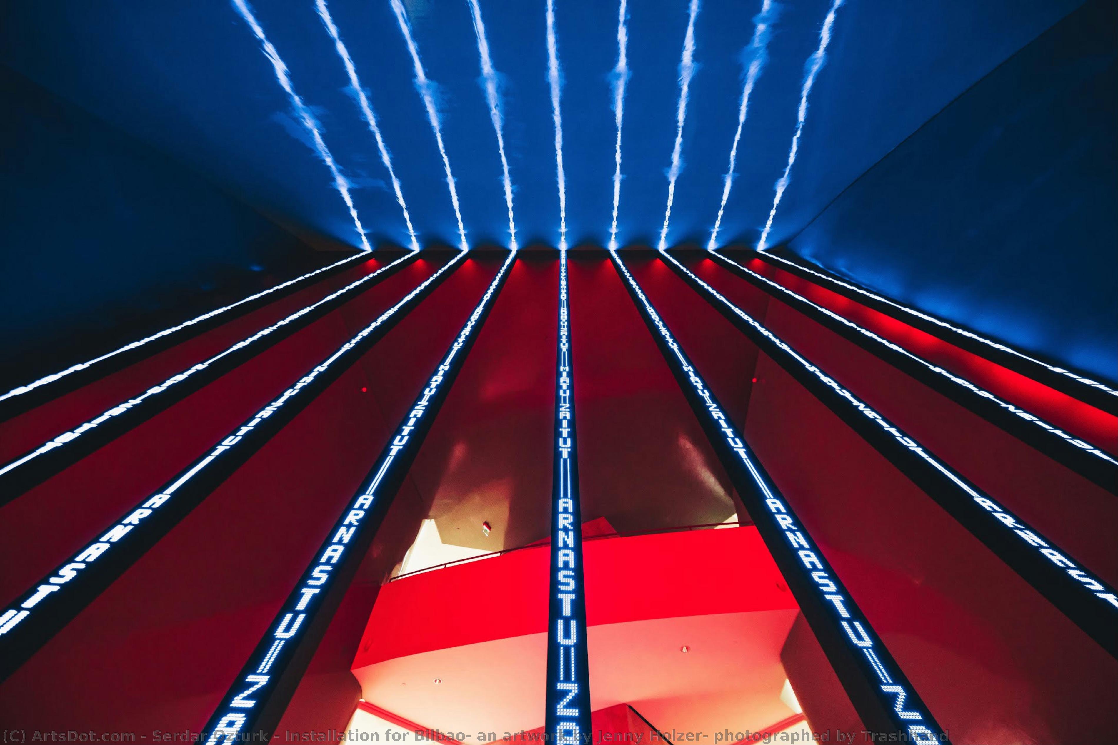 Installation For Bilbao, An Artwork By Jenny Holzer, Photographed By Trashhand — Serdar Ozturk