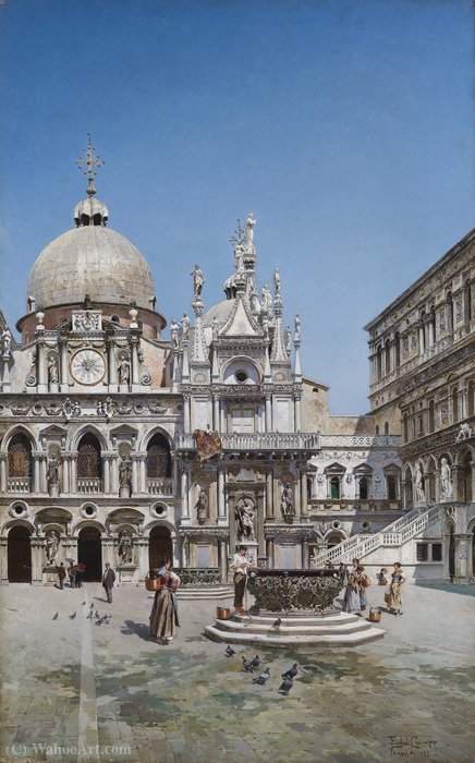 Courtyard Of The Doge's Palace, Venice — Federico Del Campo