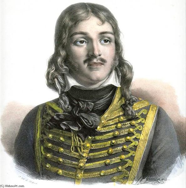 Portrait Of François Séverin Desgraviers-marceau — Francois Seraphin Delpech
