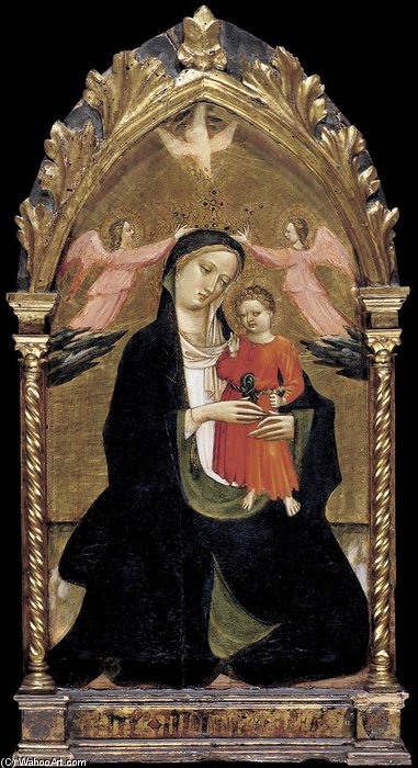 Madonna And Child With Two Angels — Giovanni Dal Ponte